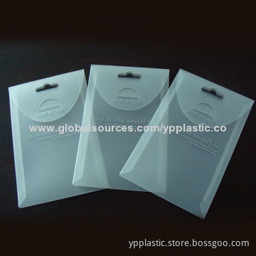 Eco-friendly clear PP box package with hanging